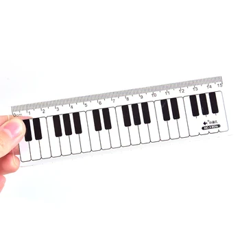 

1pcs Music Ruler Rulers Primary School Students Child Painting Measuring Scale Creative Ruler