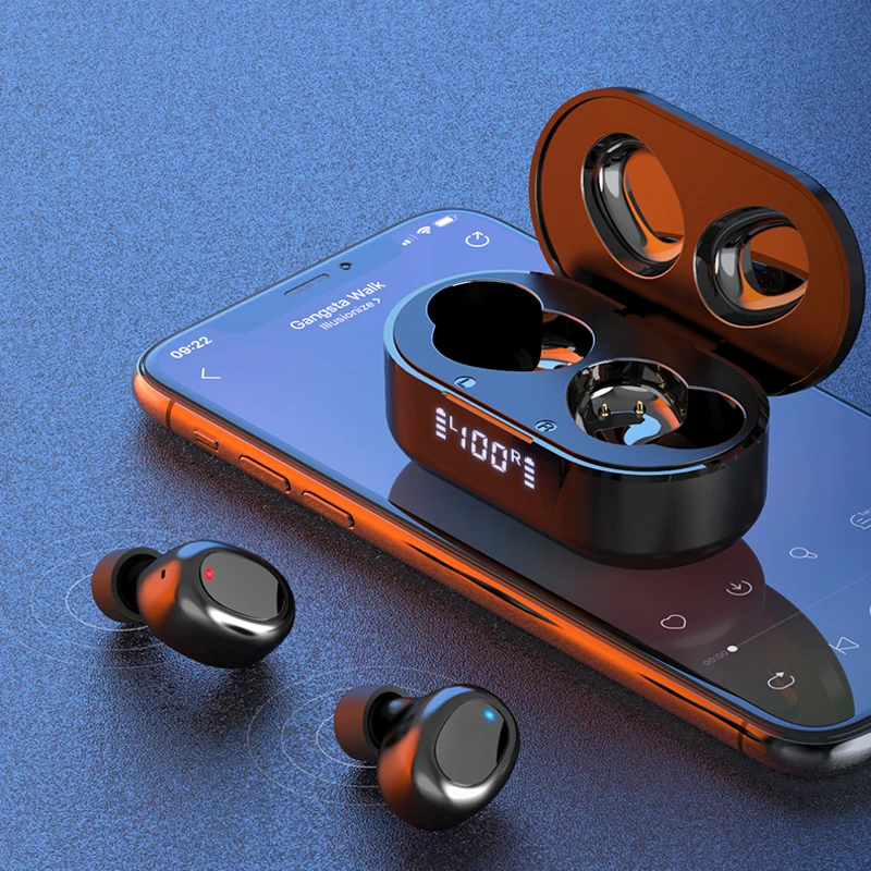 

MURZAIN Wireless Bluetooth Earphones tws earbuds IPX5 waterproof Sports earphone Noise Isolation Gaming headset with mic