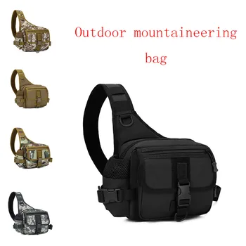 

Crossbody new outdoor backpack men and women shoulder Messenger bag camouflage tactical package travel road Asian slingshot bag