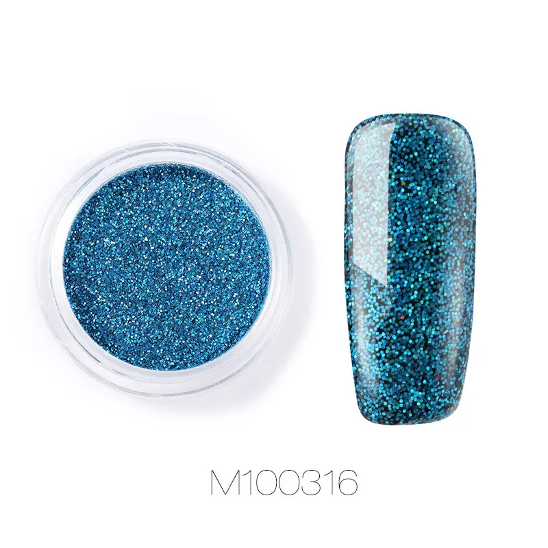 M100316 ROSALIND ногтей Блеск Искусство пигмент порошок гель лак зеркало Маникюр Блестки для ногтей УФ хром голографические украшения ногтей - Цвет: M100316