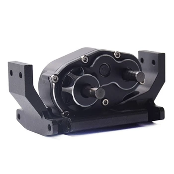 

Metal Gearbox Transfer Case with Mount for SCX10 / D90 1/10 RC Crawler Car RC Metal Transfer Case RC Vehicle Parts Accessories