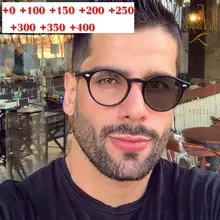 MINCL/модный тренд, Круглый полный каркас, мужские солнцезащитные фотохромная линза, ретро женские очки для чтения(черный, 0) NX