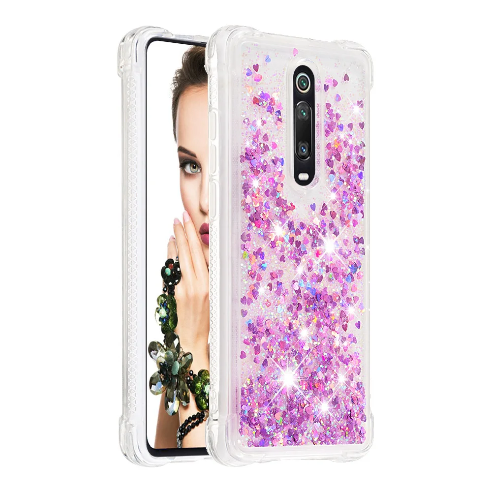 Quicksand Bling Shell For Xiaomi Redmi 5 6 4A 5A 6A 7A 4X 5 Plus S2 3