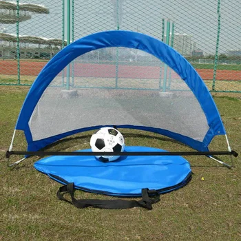 

Portable Foldable Football Net Goal Gate Extra-Sturdy Soccer Practice Gate Children Soccer Goal