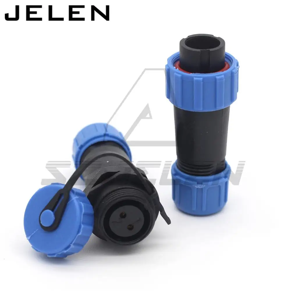 SP13 Waterproof Aviation Connector 2 pin Cable Connector+In-line cable connector plug and socket IP68 Male Female | Обустройство дома