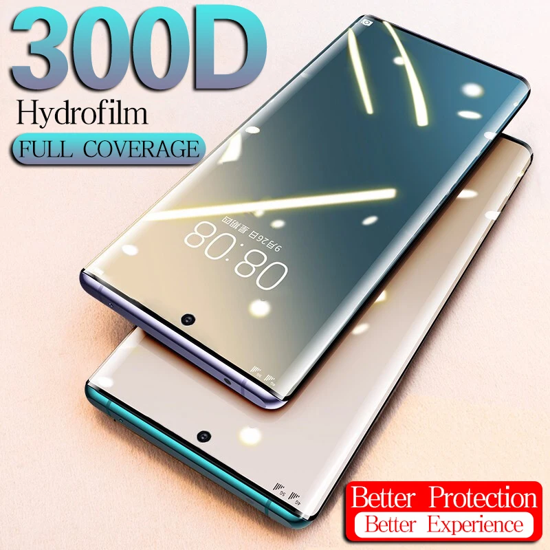 

300D Protective Hydrogel Film on for Samsung Galaxy S8 S9 S10 Plus A50 Screen Protector on Galaxy S6 S7 edge Note 8 9 Not Glass