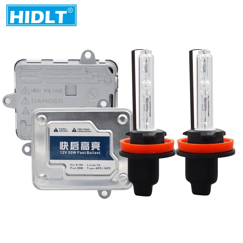 HIDLT AC 55 Вт Быстрый старт Cn light H1 H7 H11 HB3 HB4 D2H HID ксеноновая фасветильник комплект