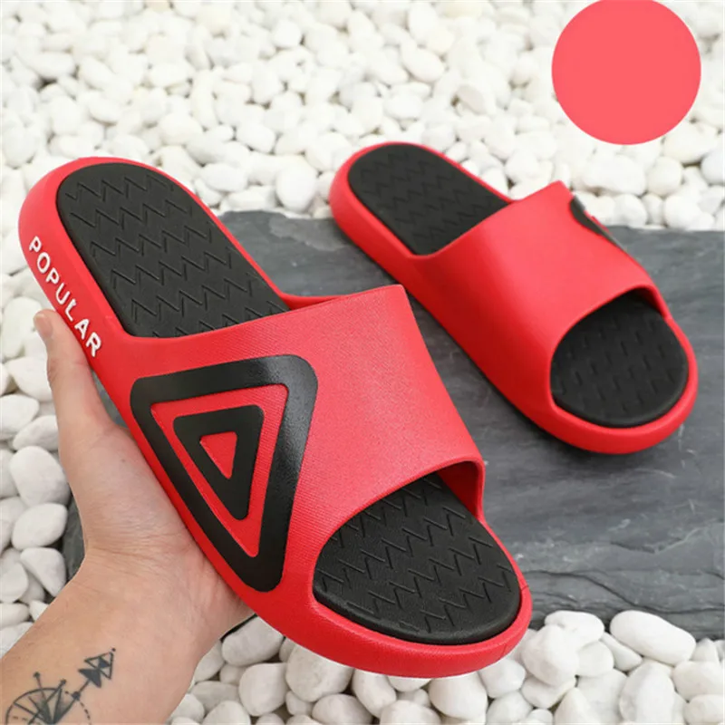 de baño Unisex, chanclas de marca para hombre y mujer, zapatos de playa, sandalias de moda para interiores y el hogar, chanclas de suelo antideslizantes - AliExpress Calzado
