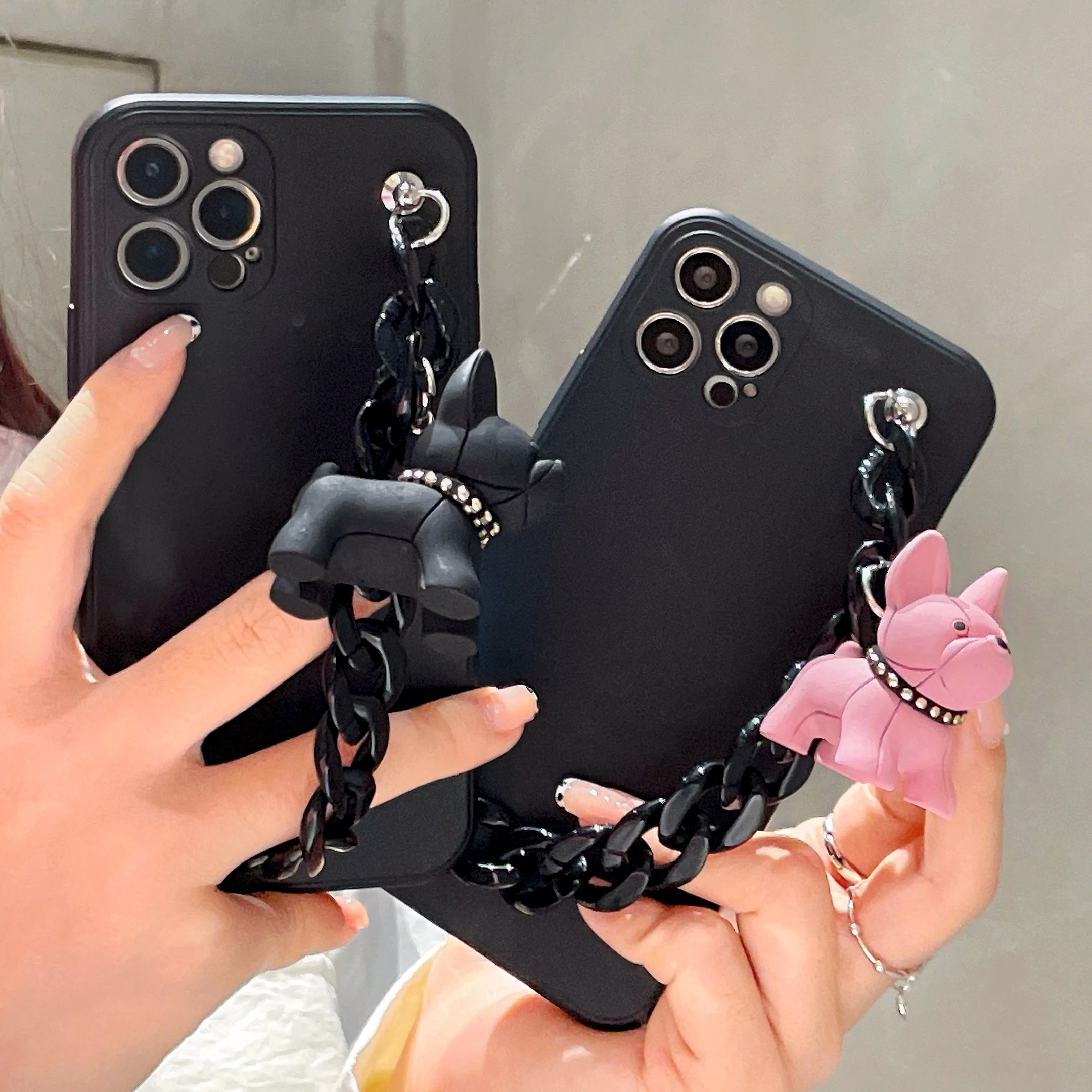 Роскошный мягкий 3D-чехол для iphone 13 12 11 Pro MiNi xs Max XR X 7 8 plus 6S SE 2020 | Мобильные телефоны