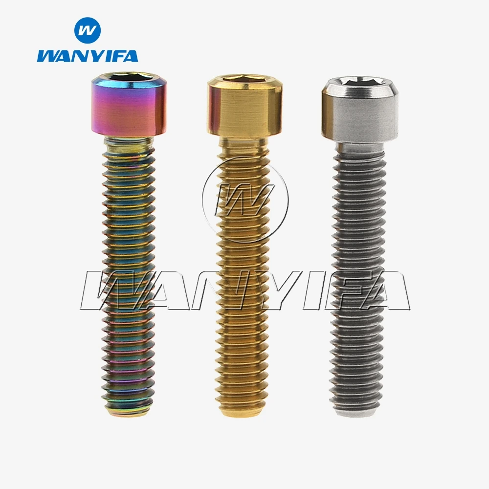 Титановый болт Wanyifa M4 x 10 13 5 15 20 25 мм шестигранный ключ маленький винт для