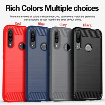

100pcs/lot For Huawei Honor 9X Premium Carbon Fiber Brushed Stripe Anti-knock Armor Case For Huawei Mate 30 Lite Mate 30 Pro