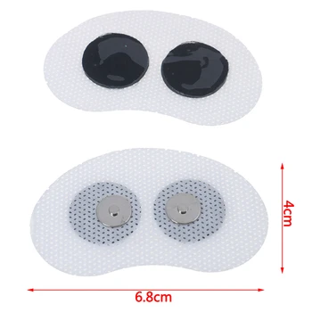 

10pair=20pcs 6.8*4cm Use Electrode Pad TENS Pad Smart Snore Stopper Special Purpose Medical Conductive Gel Pads