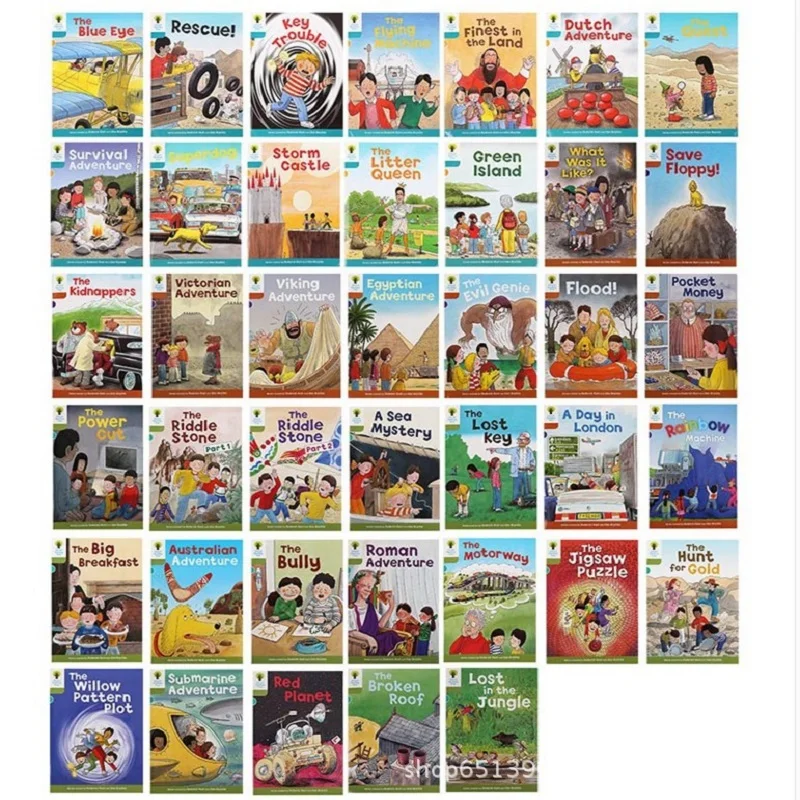 40 Books 7-9 Level Oxford Reading Tree Richer learing Helping Child To Read Phonics English Story Picture Book Libros Livros Art afbeelding