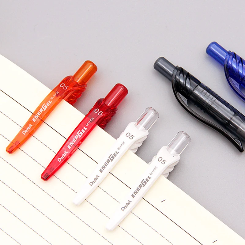 3 шт Pentel 0,5 мм BLN105 Япония Премиум жидкие чернила быстросохнущие иглы точка гелевая ручка Высокое качество отличное нажатие ручка