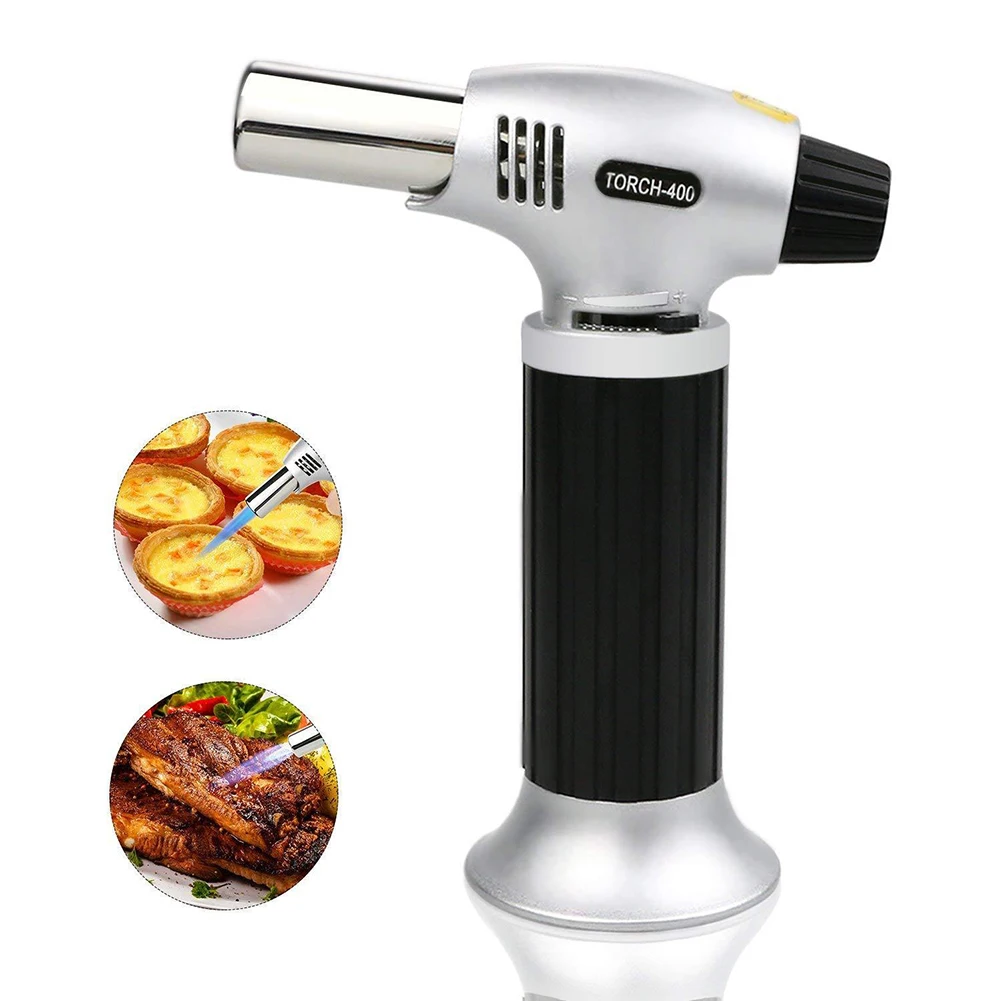 Torch Lighter Refillable Practical Windproof Barbecue Lighter Baking Supply Tool 