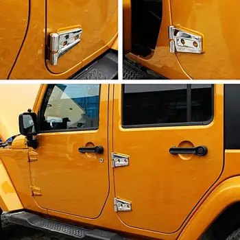 

24Pcs/Set Door Hinge Cover Trim for Jeep Wrangler JK 2007 2008 2009 2010 2011 2012 2013 2014 2015 2016 2017