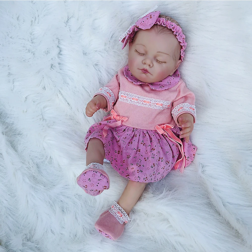 Новое поступление, куклы Reborn для всего тела, 20 дюймов, Кукла Reborn Baby, 50 см, силиконовая кукла новорожденного ребенка для детей, подарок на день рождения