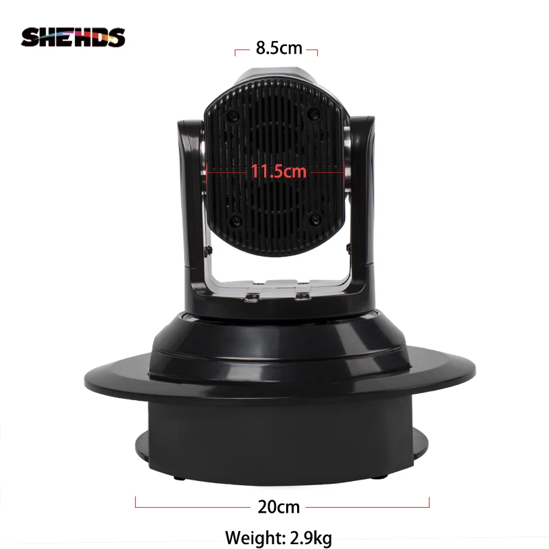 SHEHDS 80W LED 6+1 Wash and Spot Moving Head Lighting DMX512 RGBW 4in1 Professional DJ /Bar /Party /Show /Stage Light