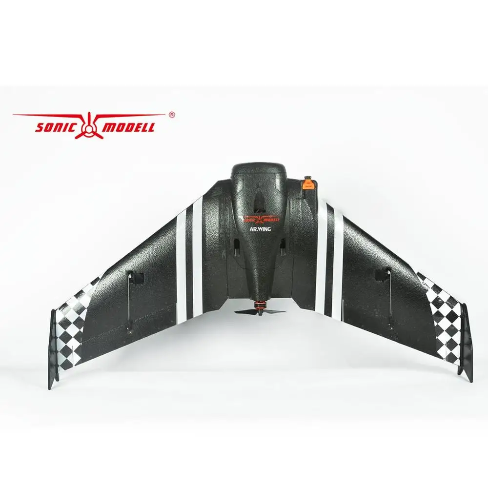 ZOHD SonicModell AR Wing 900 мм EPP размах Wingspan RC вид от первого лица для БПЛА фиксированное крыло планер Дрон модель самолета с 80+ км/ч обновленная версия комплект - Цвет: black