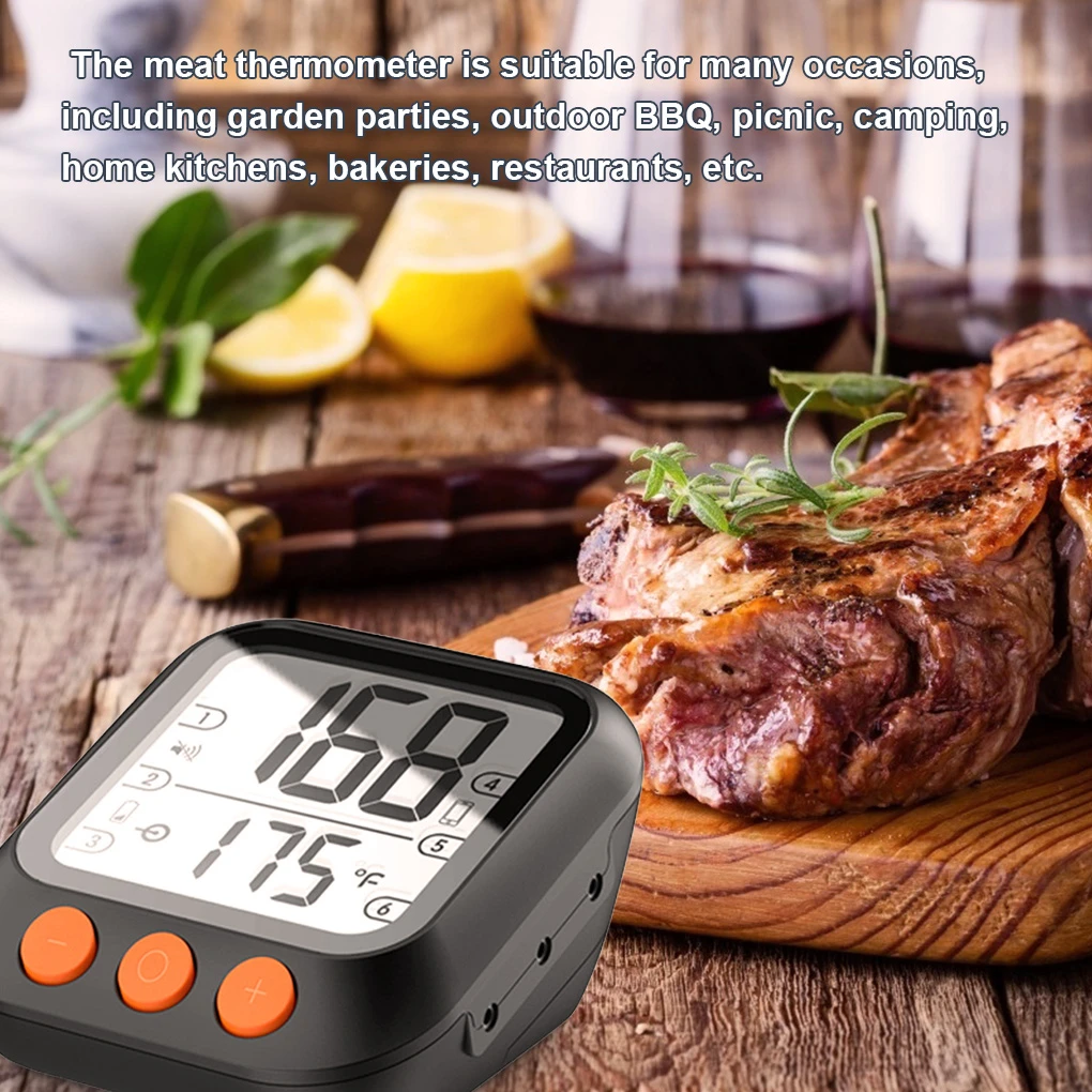Slapen Algebra warmte Tuya Wifi Draadloze Smart Thermometer Bbq Barbecue Grill Vlees Thermometer  Koken Lcd Digitale Backlight Bluetooth Thermometer|Temperatuurmeters| -  AliExpress