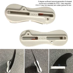 Fusion Fin Box Set Plastic Surfboard Fin Box 5 Degree FCS II Fusion Surf Fin Box for FCS Surfboard Fins Surfing Plugs