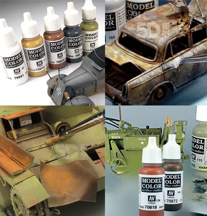 

Water-Based Gundam Environmentally Friendly Spain Paint Vallejo Color/paint Pen Painted Hand Painted Series 25-48