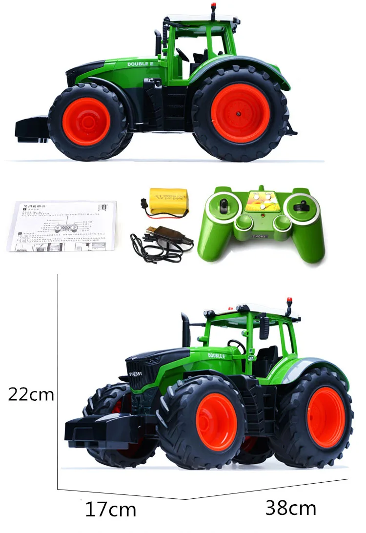 1/16 RC сельскохозяйственный грузовик симулятор 2,4 GHz дистанционный контроллер RC грузовик прицеп сельскохозяйственный трактор строительная машина игрушка для детей