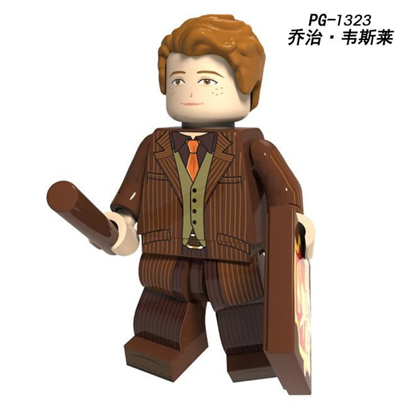PG1323 Flitwick Дамблдор Longbottom Luna Diggory строительные блоки кирпичи Фигурки игрушки для детей Подарки WM6041 - Цвет: PG1323