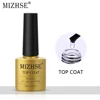 MIZHSE 10ML Top Coat UV Gel Nail Polish Permanent LED Gel Nail Art Soak off Hybrid Varnishes 1