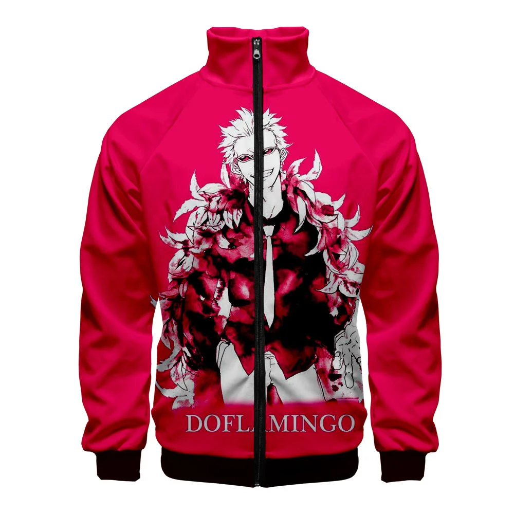 

2020 Newest Funny One Piece Anime Men Women Zipper Jackets Sweatshirts Stand Collar Harajuku Top 4XL Long Sleeve UNISEX Clothes