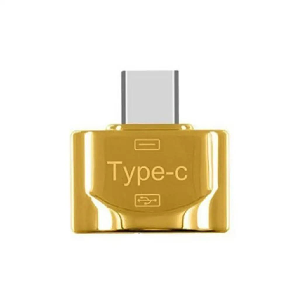 Металлический USB 3,1 type-C штекер USB 2,0 один Женский OTG для MacBook серии данных Адаптер C для samsung Тип S8 OTG W5T5