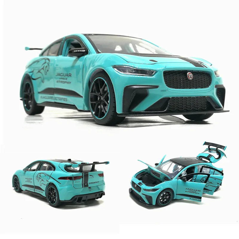 1:32 высокая имитация Jaguar I PACE оттяните назад детская игрушка сплав спортивный автомобиль для детей подарки