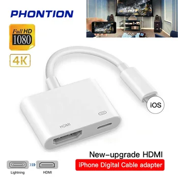 

Lightning to HDMI VGA Displayport Cable 4K HD 1080P Converter Adapter Splitter for iphone X/XS/6/7/8/11Plus ios12 ipad Kabel usb