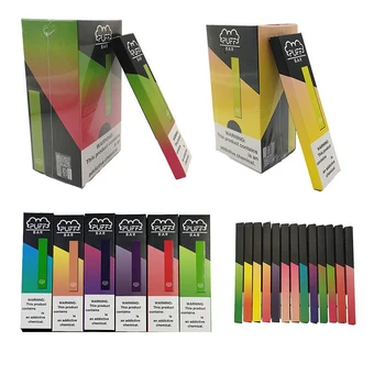 

100pcs/lot Puff Bar Pods System Bars Code Device Starter Kits 280mAh Battery 1.3ml Cartridges Vape Pen PuffBar Ecigs