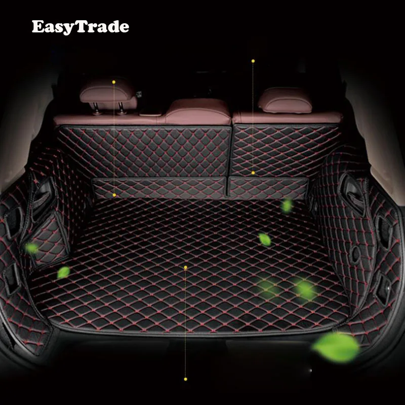 

Car trunk Mats Liner Carpet Guard Protector Goods For Hyundai Kona 2018 2017 2019 All Inclusive Car Interior Accessories