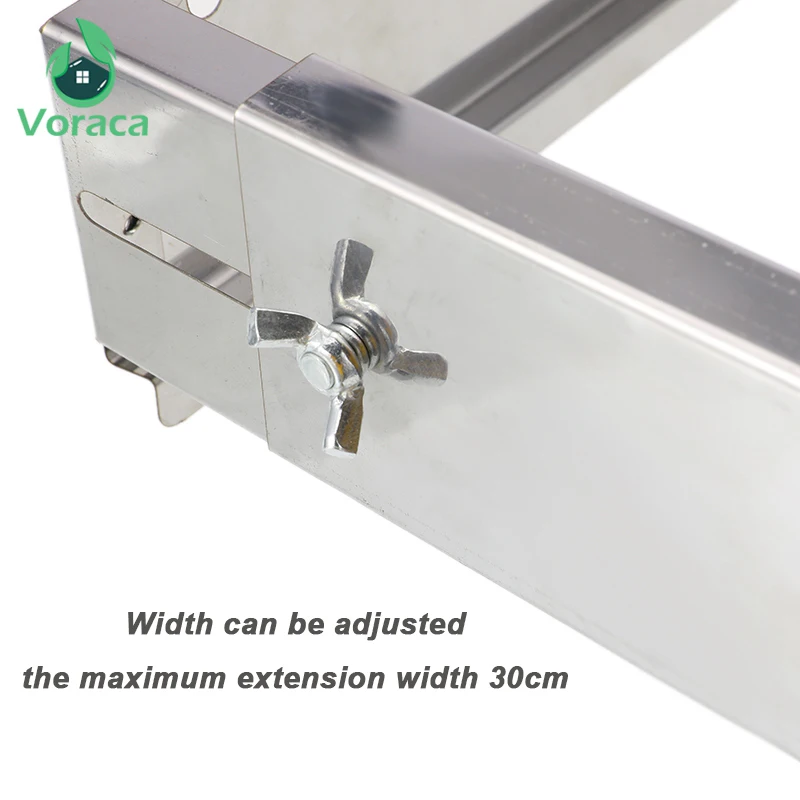 Barbecue Grill Automatic Flipping Stainless Steel Adjustable Width BBQ Shelf 10 Holes 10 BBQ Stickers Skewers Rolling Tools