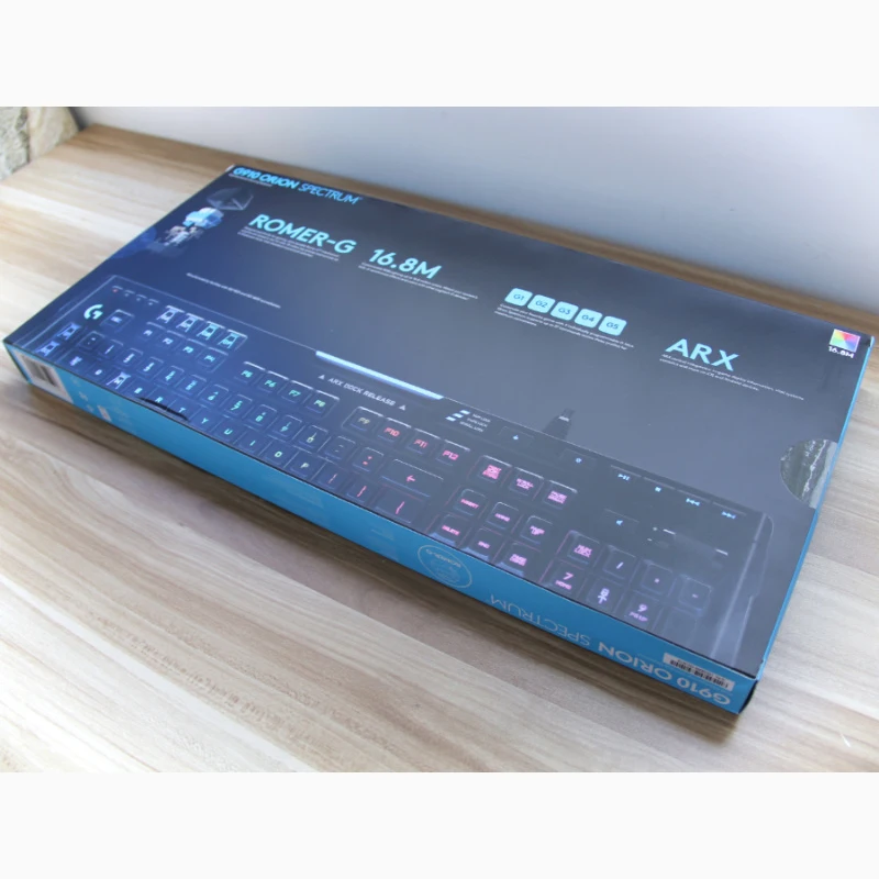 Проводная Механическая игровая клавиатура Logitech G910 RGB полная английская версия