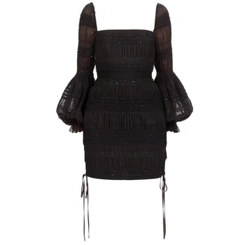 

2020 new arrvive black slim dress