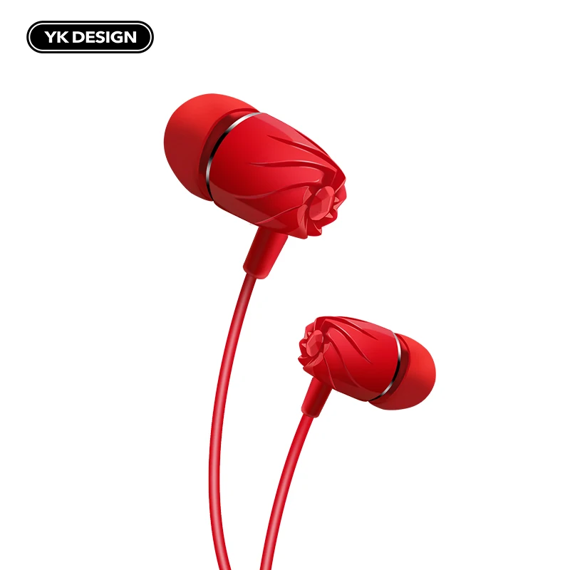 YK дизайн R6 спиральная Проводная гарнитура может контролировать наушники