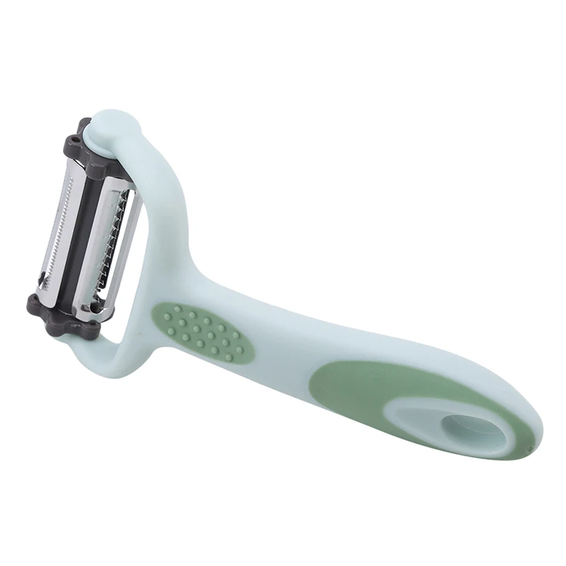 Mint Green Нож для очистки овощей фрукты Овощечистка многофункциональный скребок нож строгальный станок Дыня очищенная нержавеющая сталь кухонная утварь инструменты - Цвет: Mint Green
