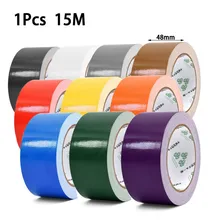 1 Roll Cloth Duct Tape 48mm-15m Utility Grade Multicolor Adhesive Tape For Bathroom Kitchen Home Supplies