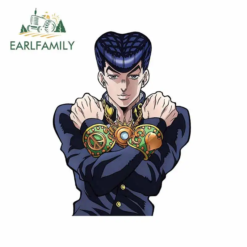 EARLFAMILY 13 см x 10 для Jojo Bizarre Adventure Josuke мотоциклетные наклейки автомобиля аниме