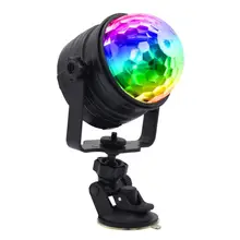 2 в 1 RGB светодиодный ночник диско шар Звук Активированный KTV прожектор для вечеринок