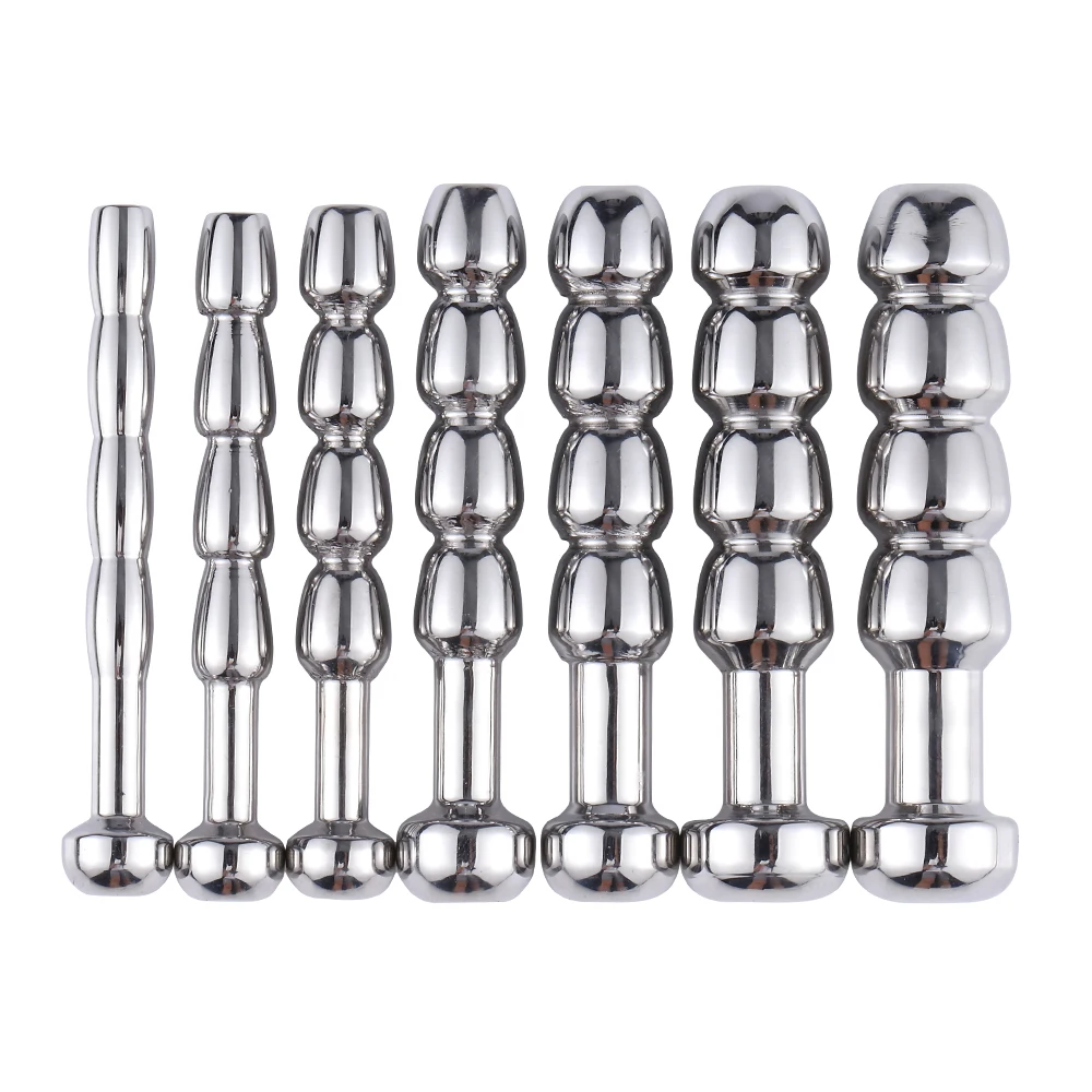 Urethral Dilatation Matel Catheters Anal Beads For Male Sex Toy Butt Plug 5/6/7/8/9/10/11mm Penis Stimulation Horse Eye Stick