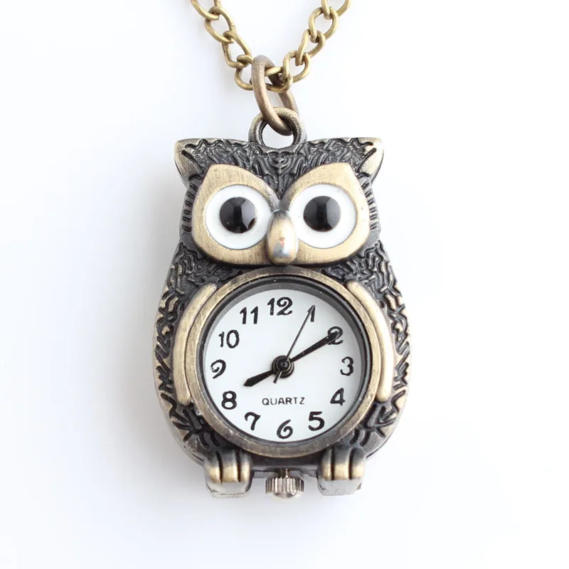 Women-Owl-Quartz-Pocket-Watch-Necklace-Pendant-Women-Men-s-Gifts-Xmas-92633