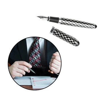 

JINHAO X750 Medium Nib Fountain Pen Professional Stationery Supplies Writing Q6PA