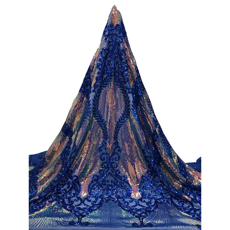 Африканская кружевная ткань 2019 высококачественное кружево с блестками