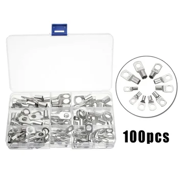 

100Pcs Terminals Silver Tinned Copper SC6-6-SC35-10 Connector Electrical