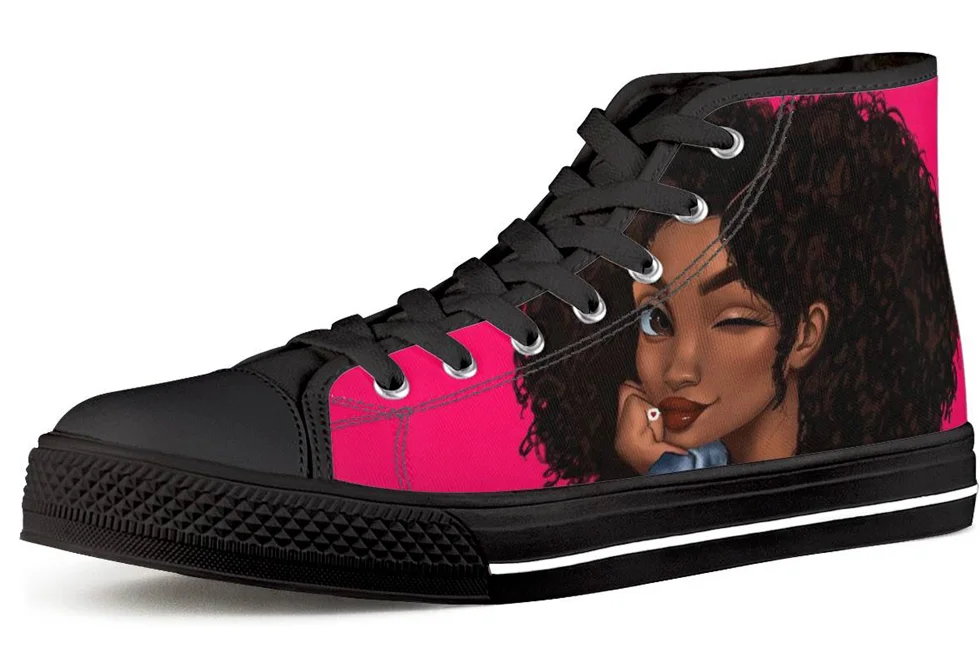 FORUDESIGNS/черная художественная женская обувь для девочек в африканском стиле; модная парусиновая обувь с высоким берцем; женские кроссовки для девочек-подростков; Женская Вулканизированная обувь