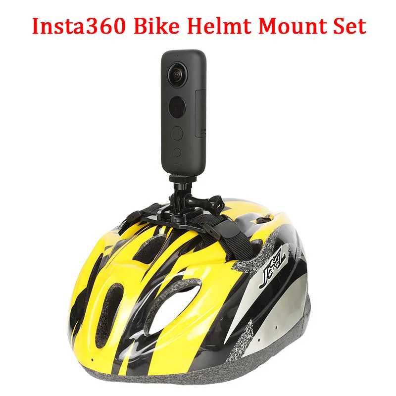 Helmet Strap 10 типов дополнительных аксессуаров для Insta360 One X панорамная камера винт адаптер крепление на велосипед держатель Клип селфи палка ремень Чехол - Цвет: Helmet Strap